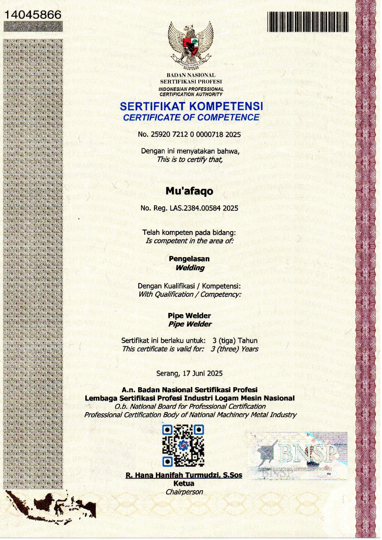 Welder 6G - Mu'afaqo